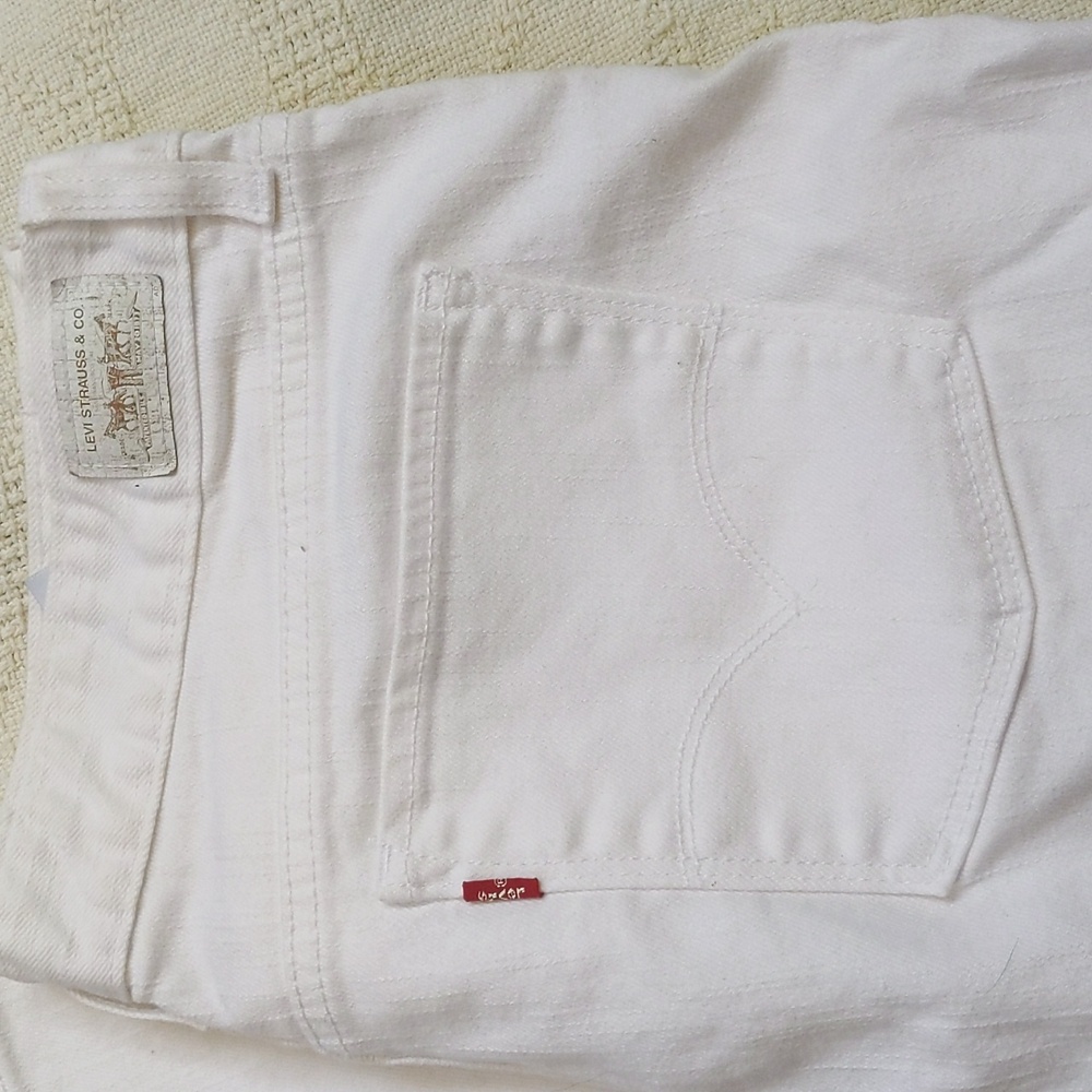 White Levi Jeans